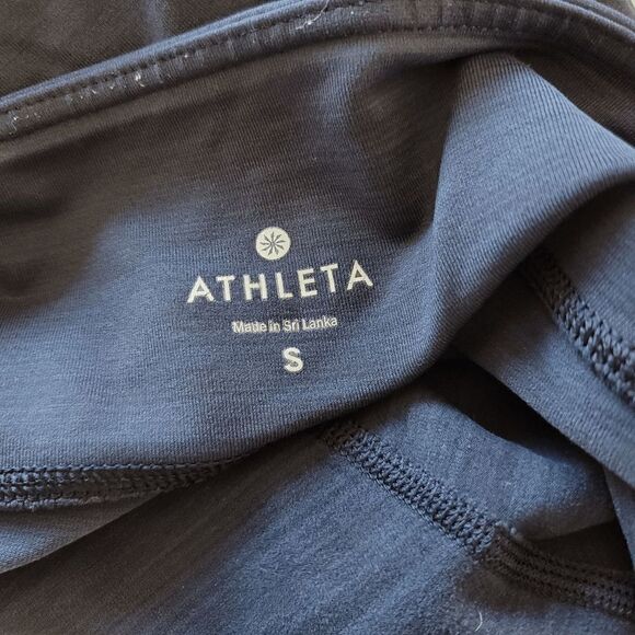 Athleta navy crop leggings size S - Picture 4 of 6